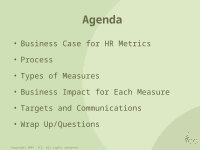 Page 2: HR Metrics Presentation